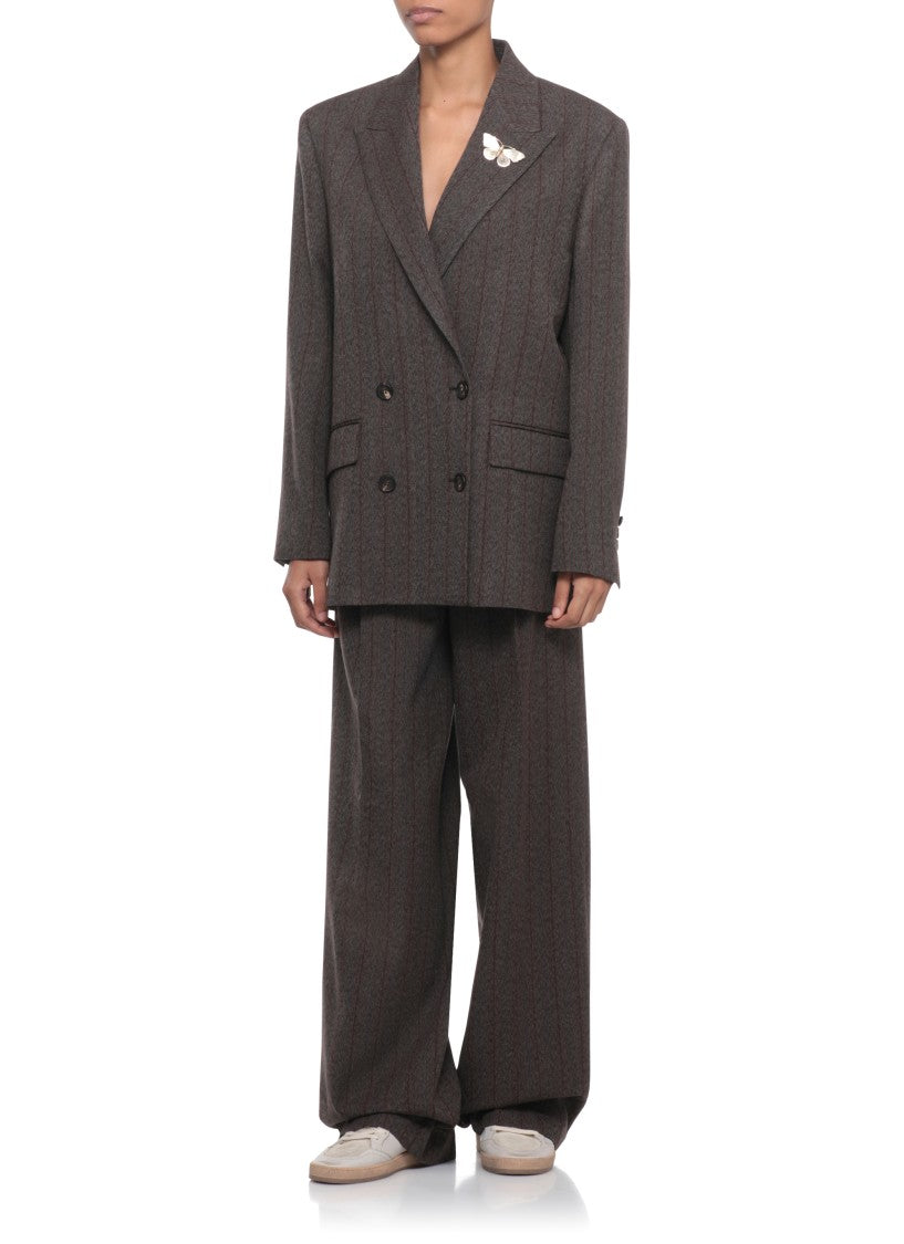 Golden Goose Brown Wool Blazer