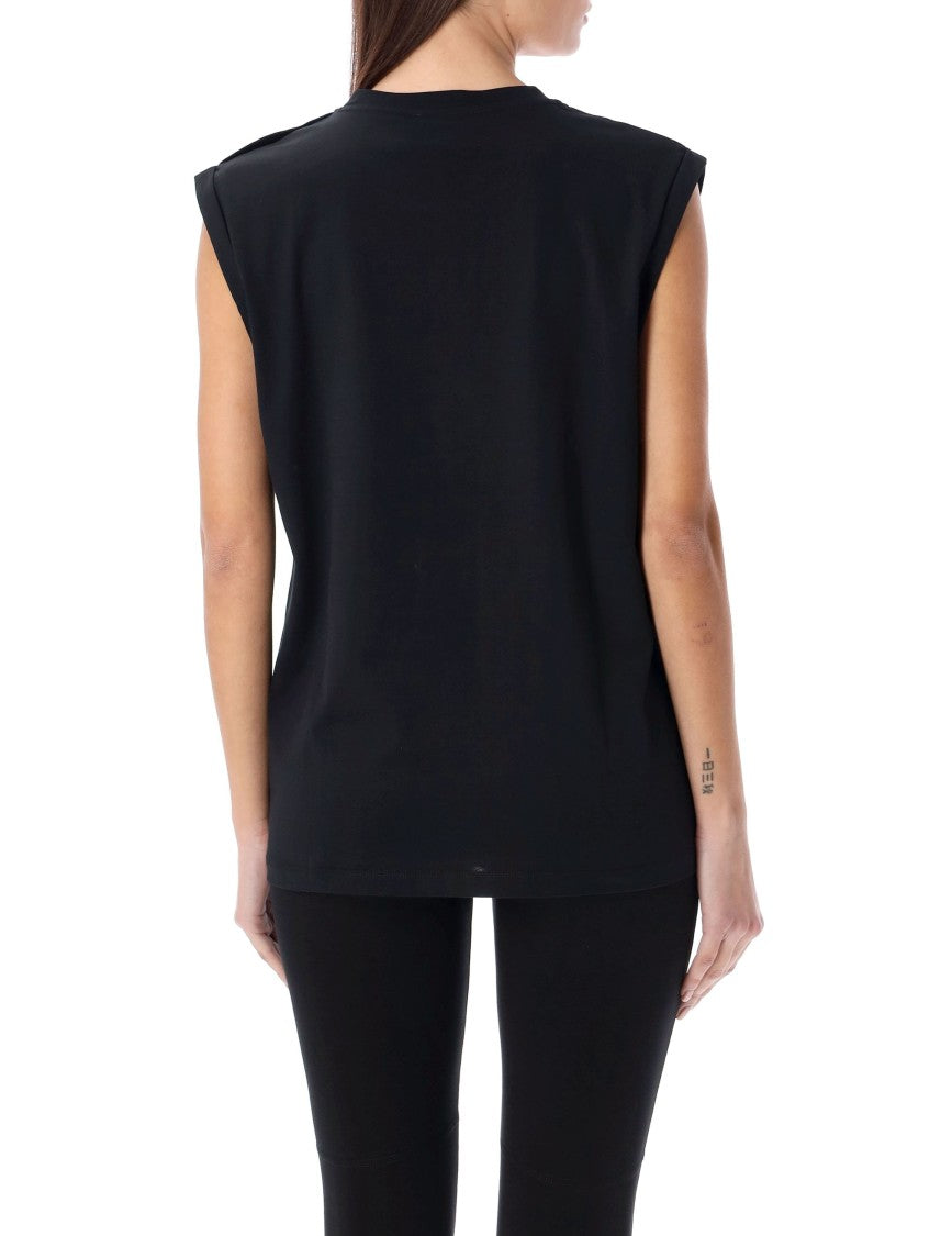 Balmain 3 Btn Logo Tank Top