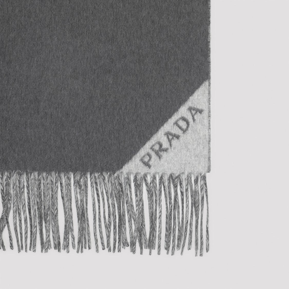 Prada Long Rectangular Cashmere Scarf