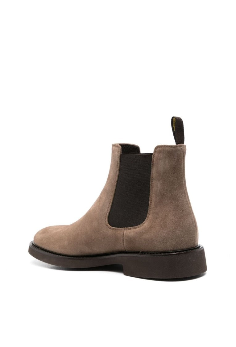 Doucal's Beatles Brown Suede Chelsea Boot