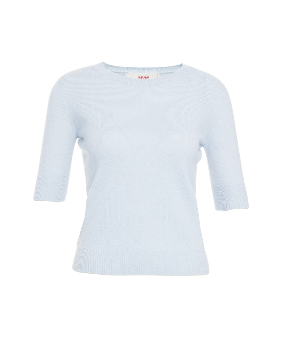 Mvm Timeless Knit Sweater With Round Neck