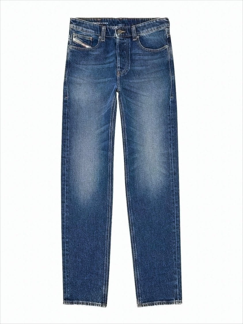 Diesel Relaxed Straight-Leg Denim Shorts With Frayed Hem