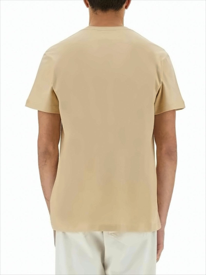 Versace Short-Sleeved Crew Neck T-Shirt With Graphic Floral Print