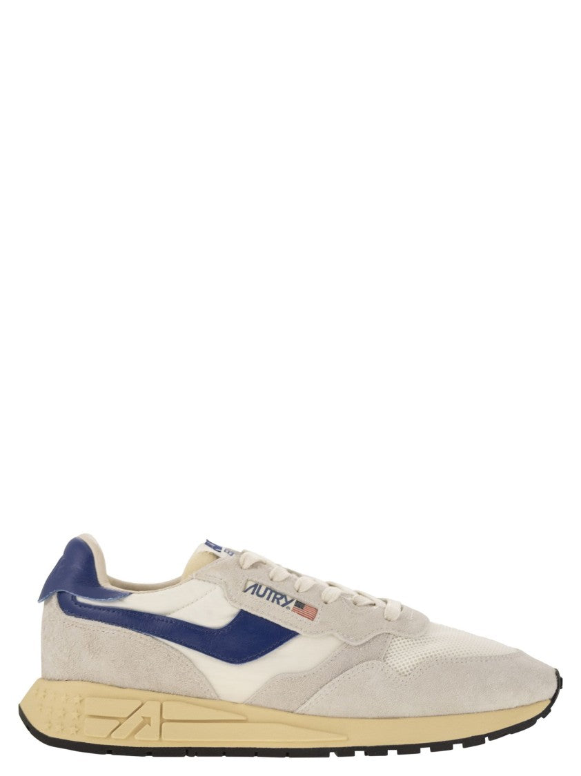 Autry Reelwind - Suede And Technical Textile Trainer