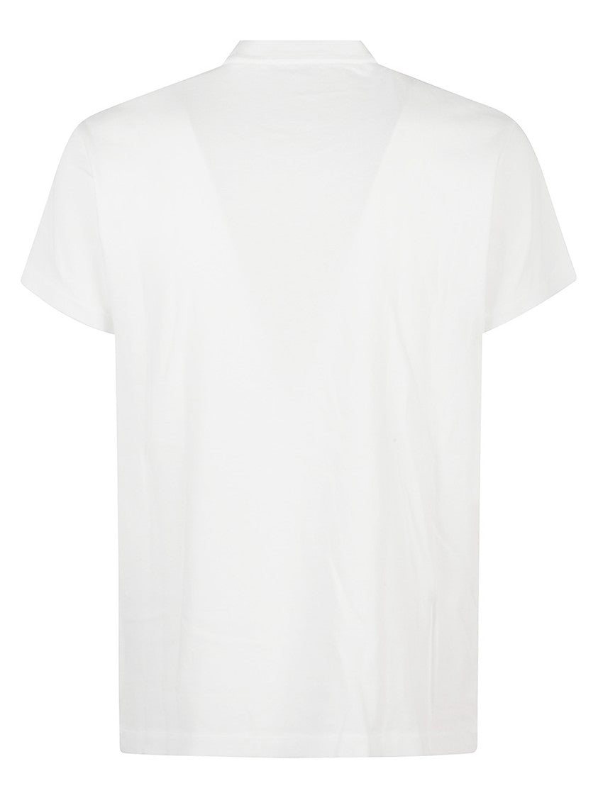 Tom Ford White Cotton T-Shirt With Chest Pocket