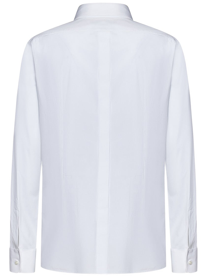 Dolce & Gabbana White Tuxedo Shirt