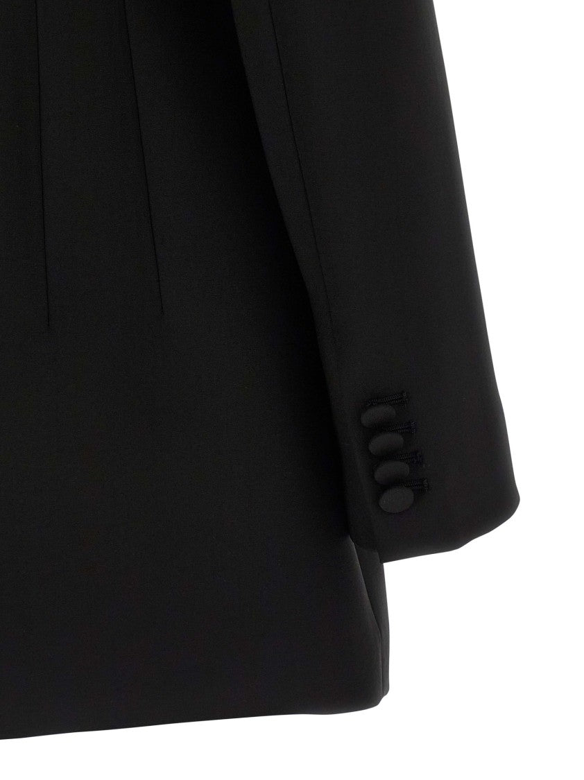 Giuseppe Di Morabito Double-Breasted Wool Canvas Blazer Dress