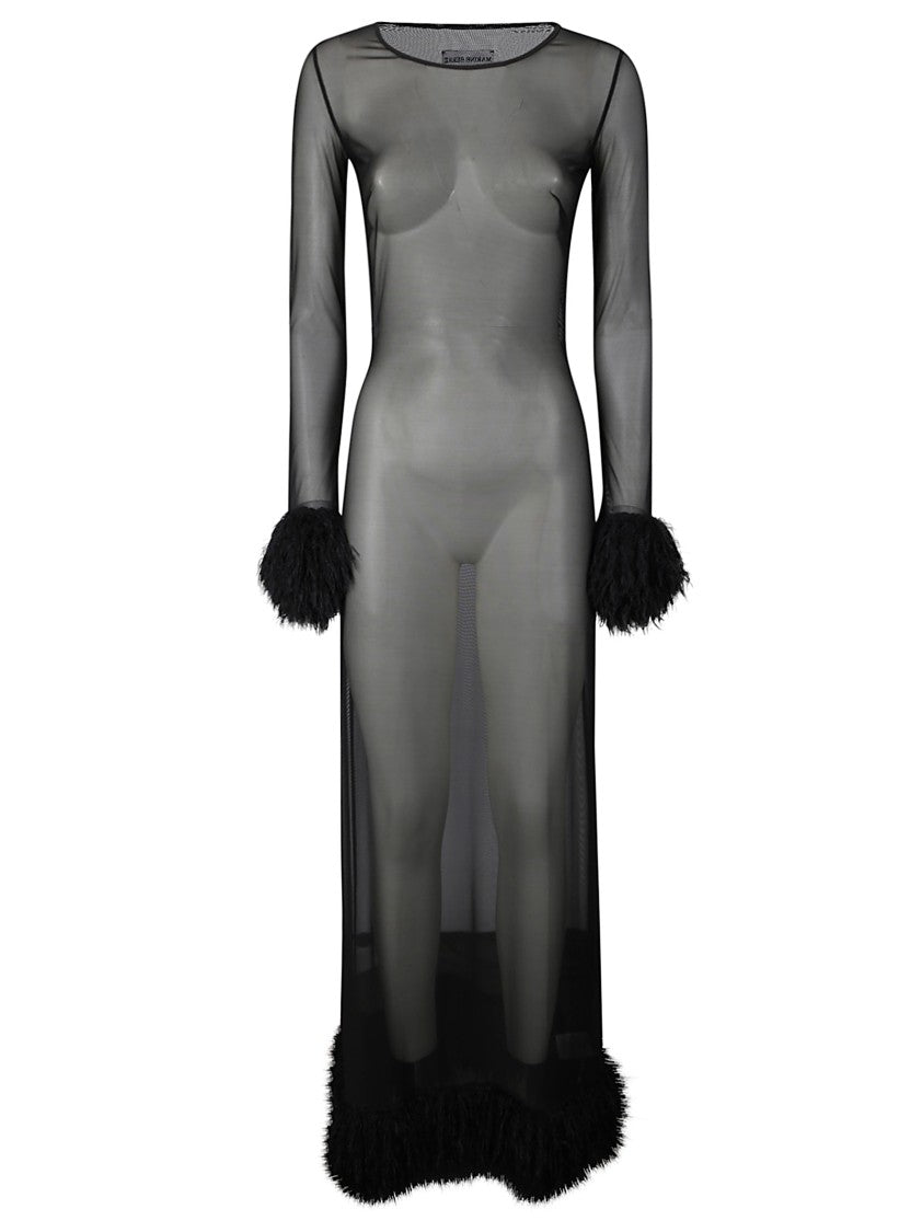 Marine Serre Unique Transparent Dress