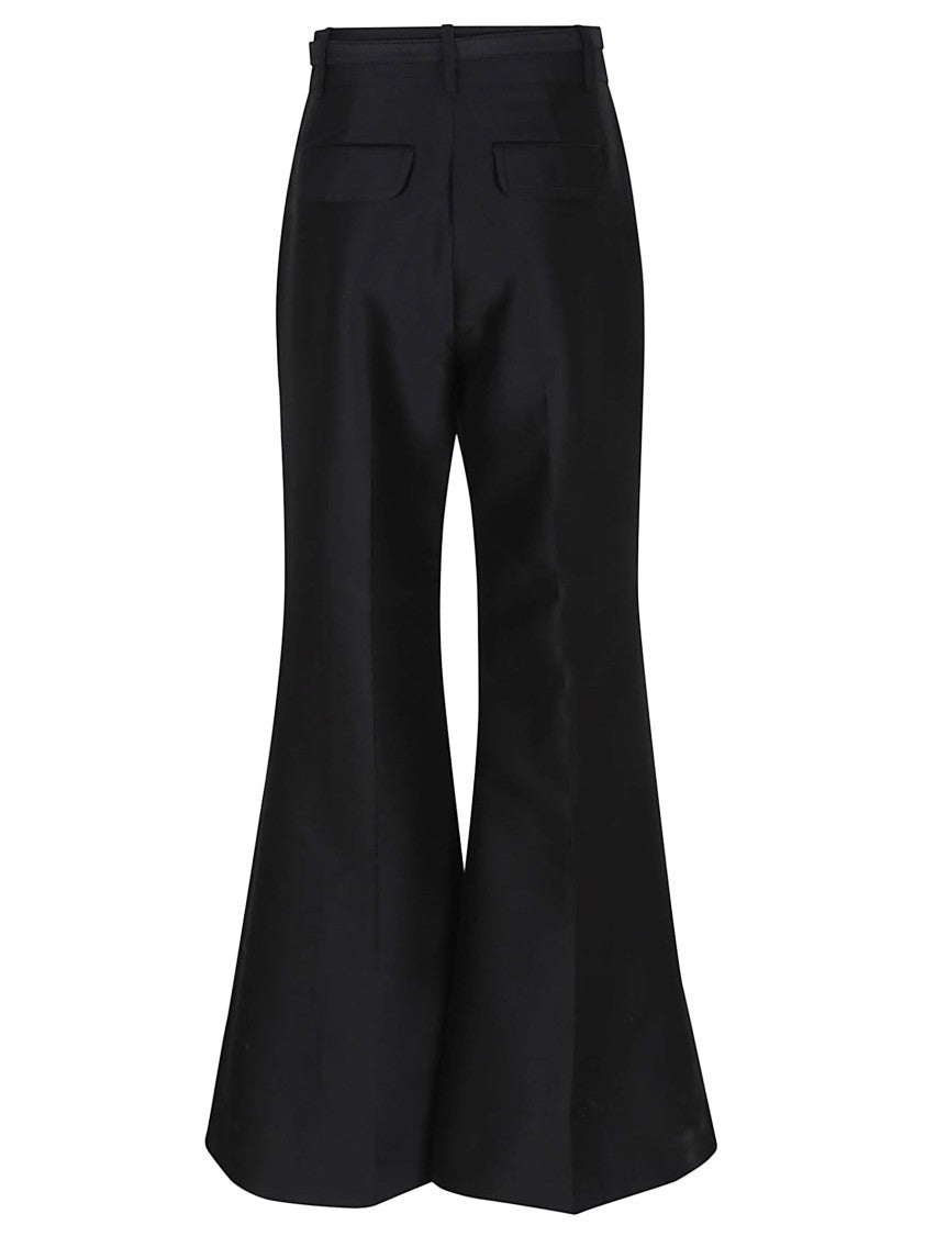 Zimmermann Hypnotic Flare Trousers With Removable Belt