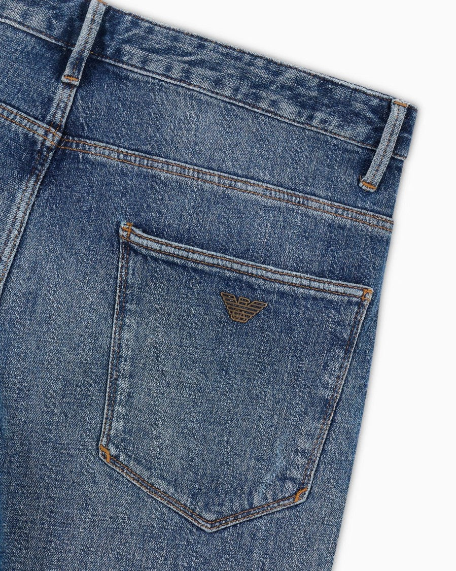 Emporio Armani Slim Fit Blue Denim Jeans