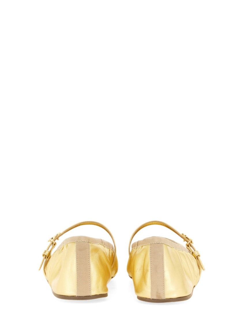 Dolce & Gabbana Mordoré Nappa Ballerina