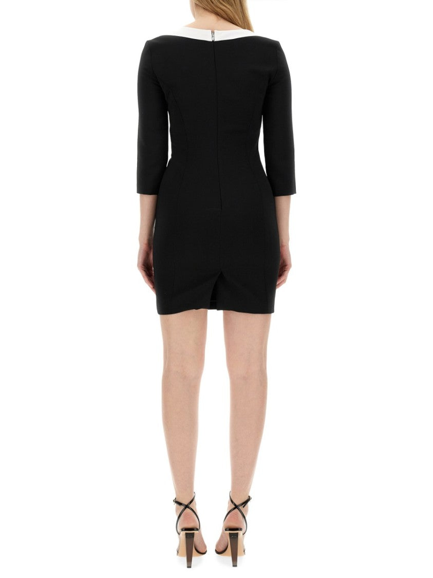 Moschino Crepe House Symbols Dress !?