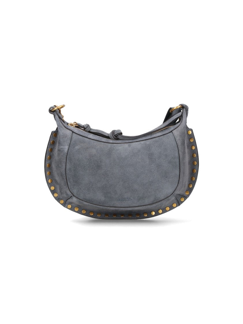 Isabel Marant Small "Oskan Moon" Shoulder Bag – Grey