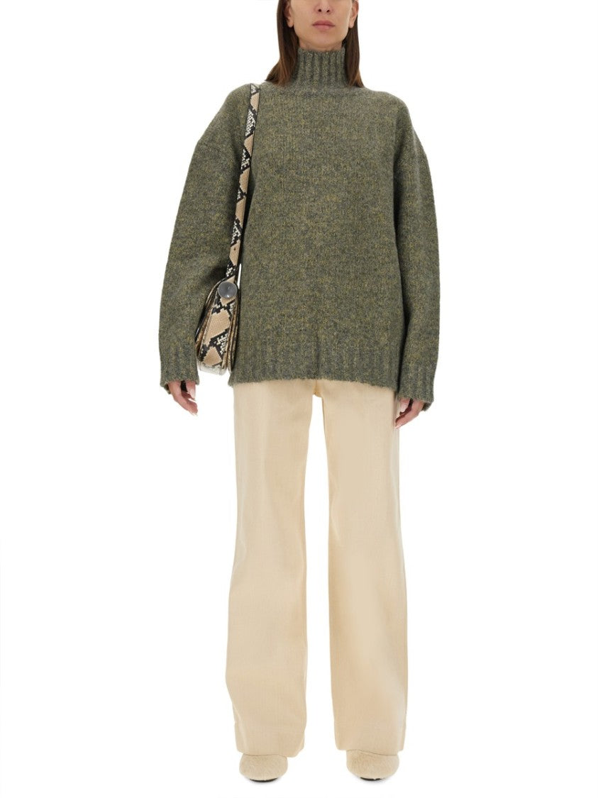 Jil Sander Regular-Fit Flared Pants With Classic Pockets
