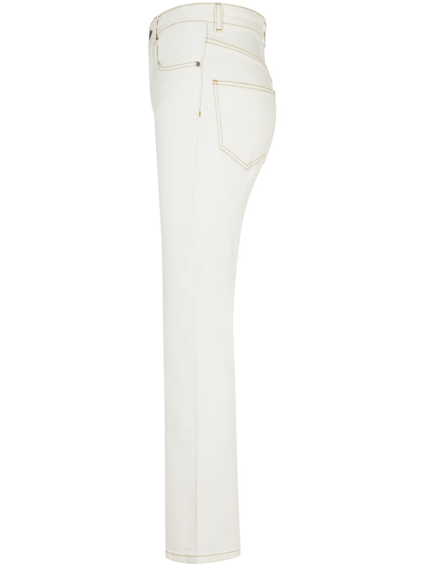 Tory Burch Cropped Flare Jeans