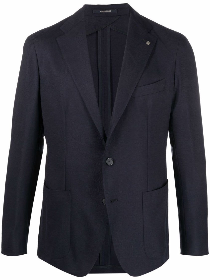 Tagliatore Montecarlo Tailored Black Jacket