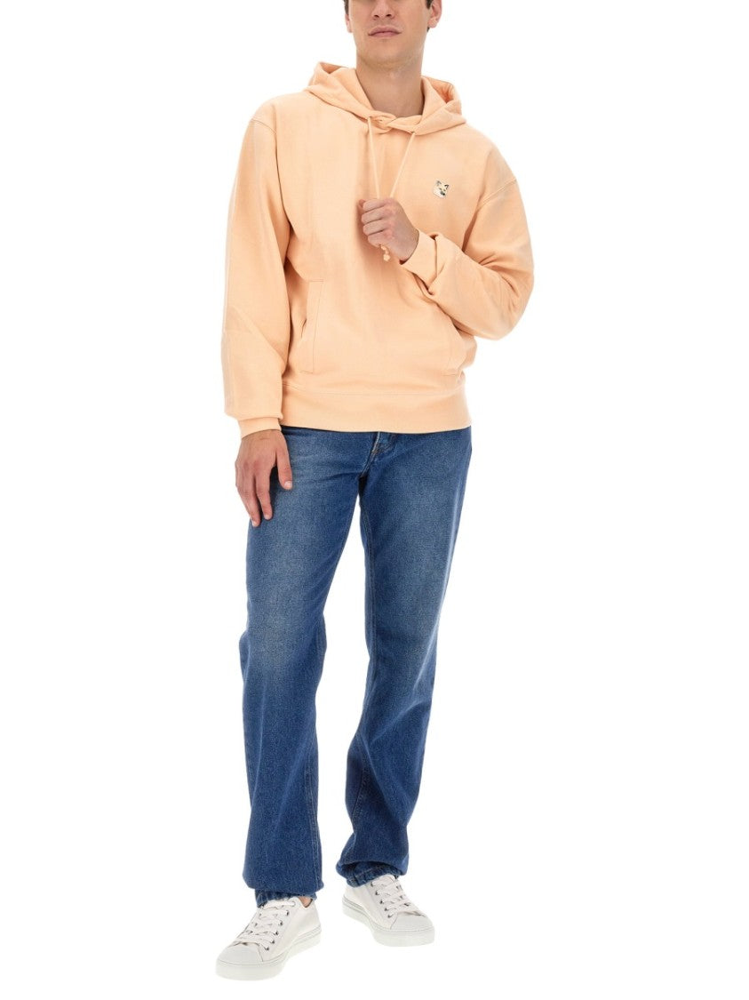 Maison Kitsuné Sweatshirt With Playful Fox Patch