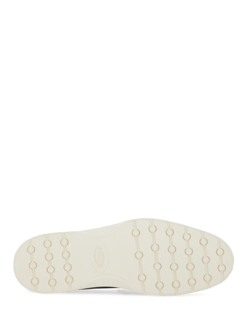 Tod's Classic Grey Suede Loafers