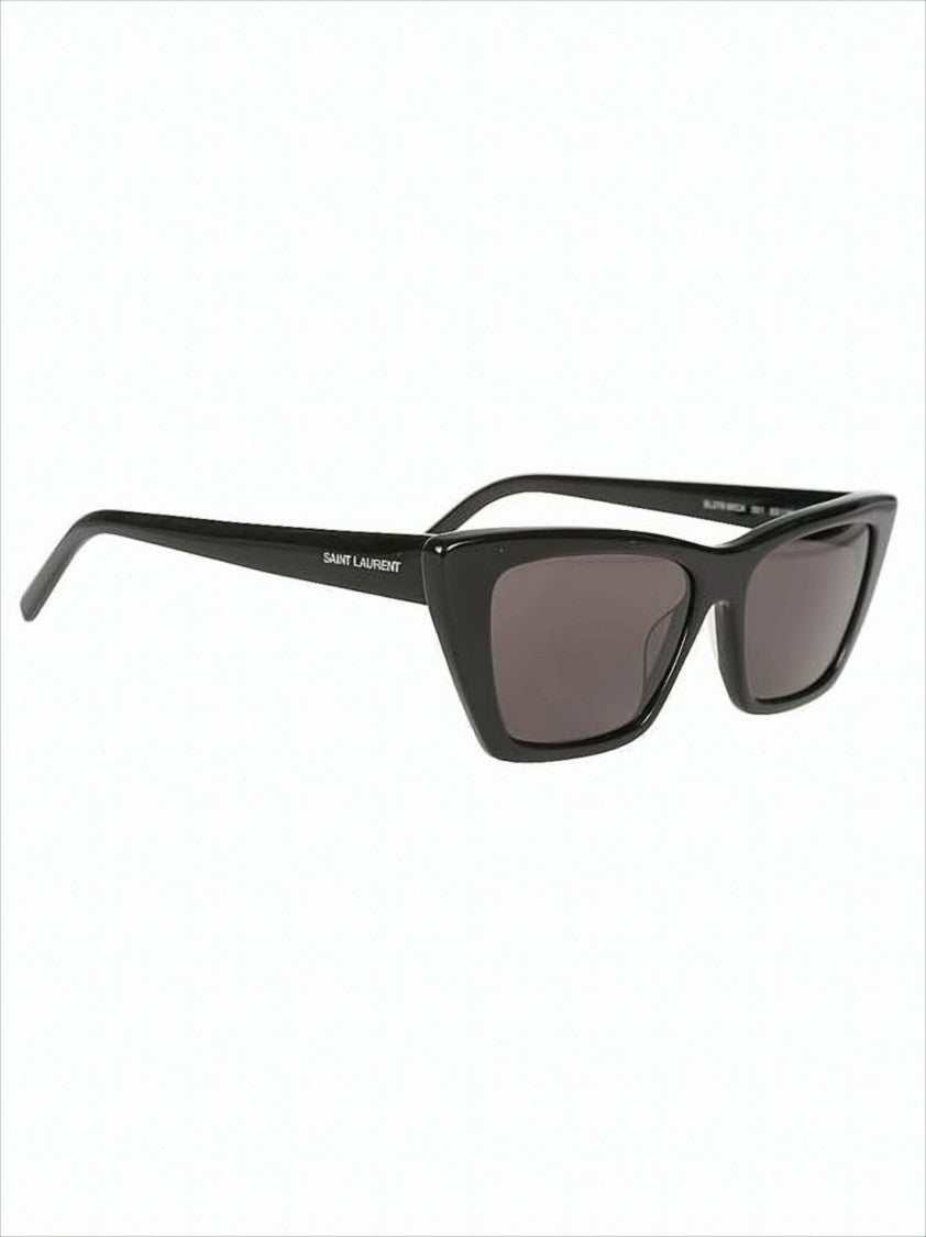 Saint Laurent Cat-Eye Acetate Sunglasses With Finish