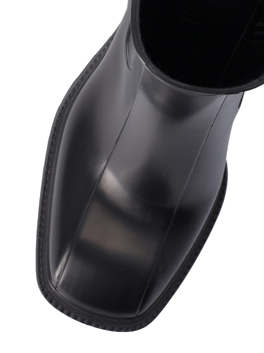 Chloé Waterproof Wellington Boots "Betty" – Black