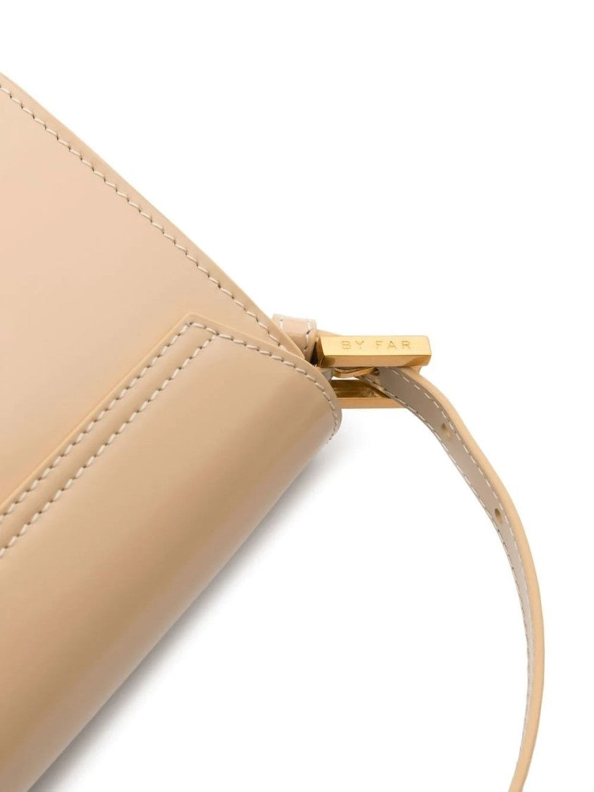 By Far Fran Kraft Leather Handbag