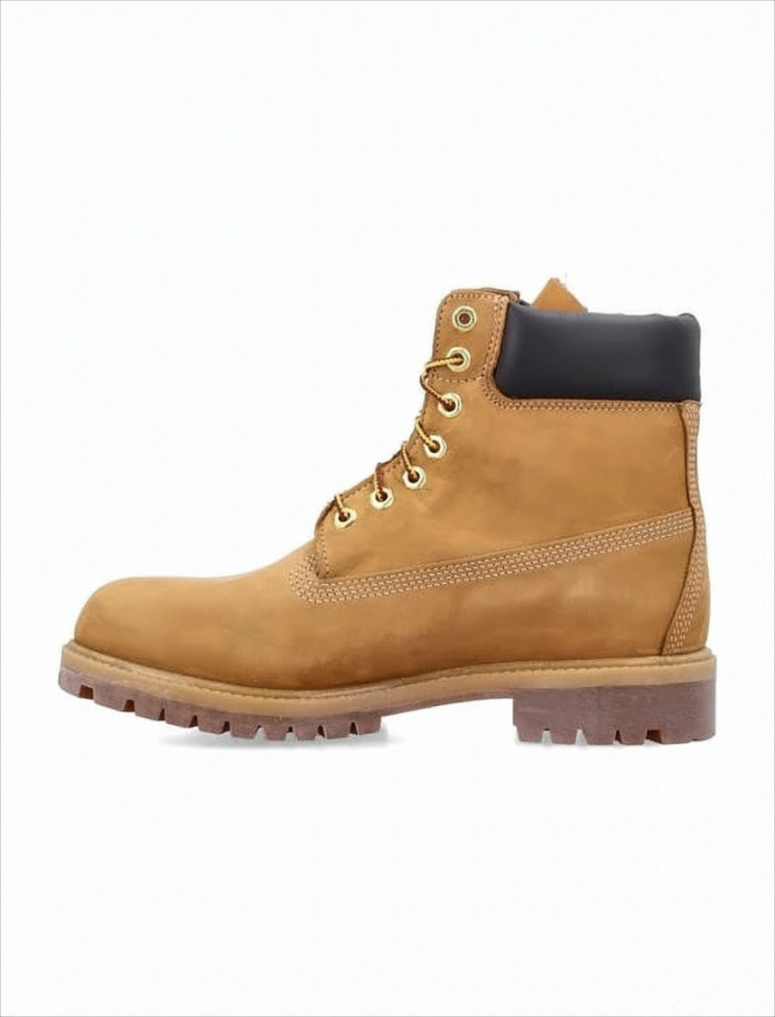 Timberland Classic Rugged Brown Boots With Ankle Support