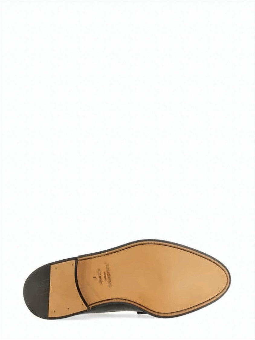 Thom Browne Classic Black Penny Loafers With Signature Striped Pull Tab