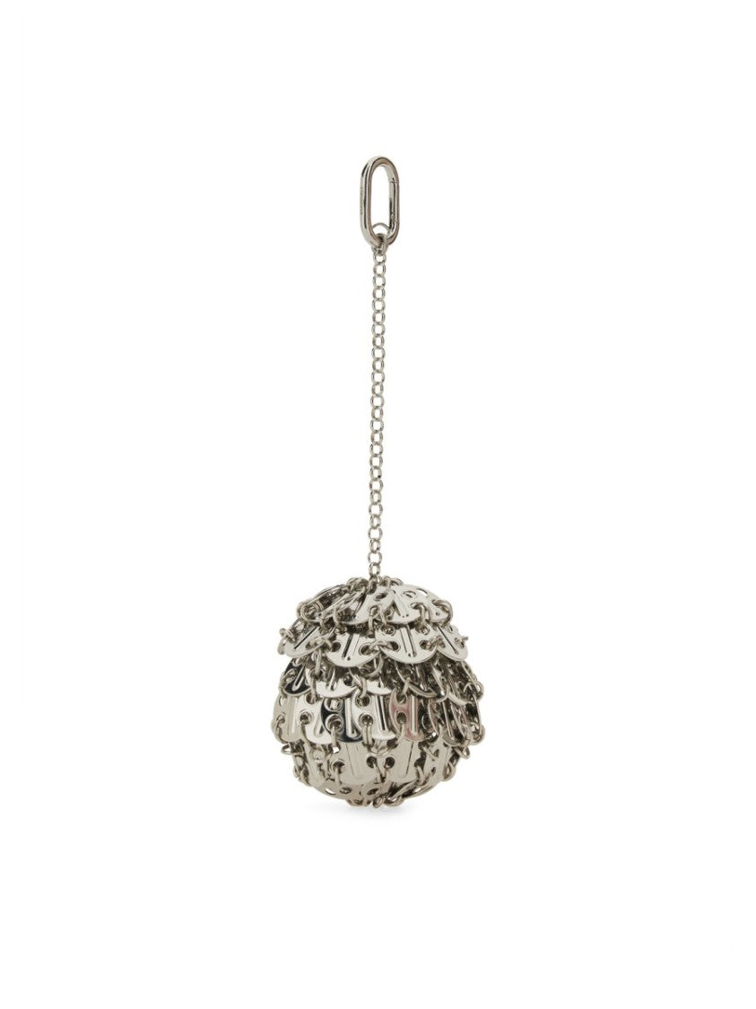 Rabanne Intricate Brass Keychain Charm