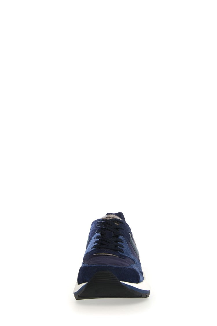 Voile Blanche Sporty Sneakers With Technical Fabric Upper