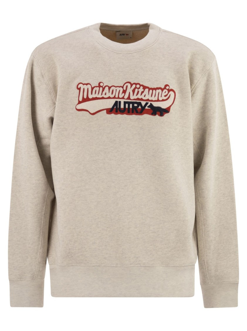 Autry X Maison Kitsuné Logo Sweatshirt