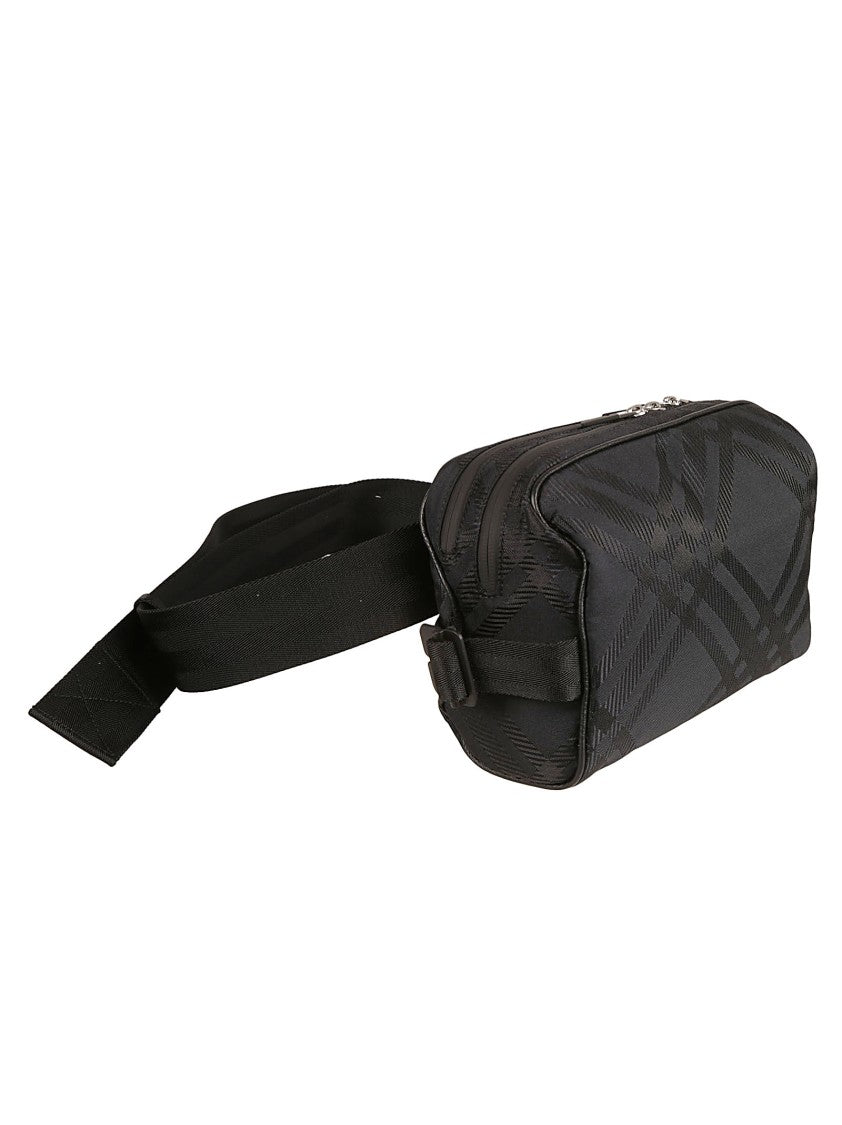 Burberry Textured Black Nylon Bag