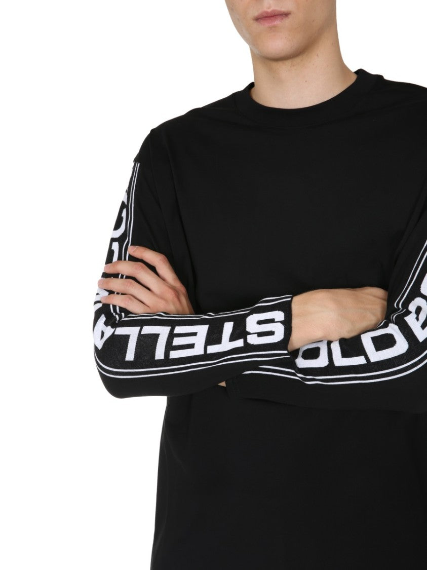 Stella Mccartney Long-Sleeve Graphic Round Neck T-Shirt