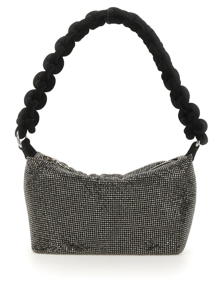 Kara Bag With Knotted Handle And Textured Surface