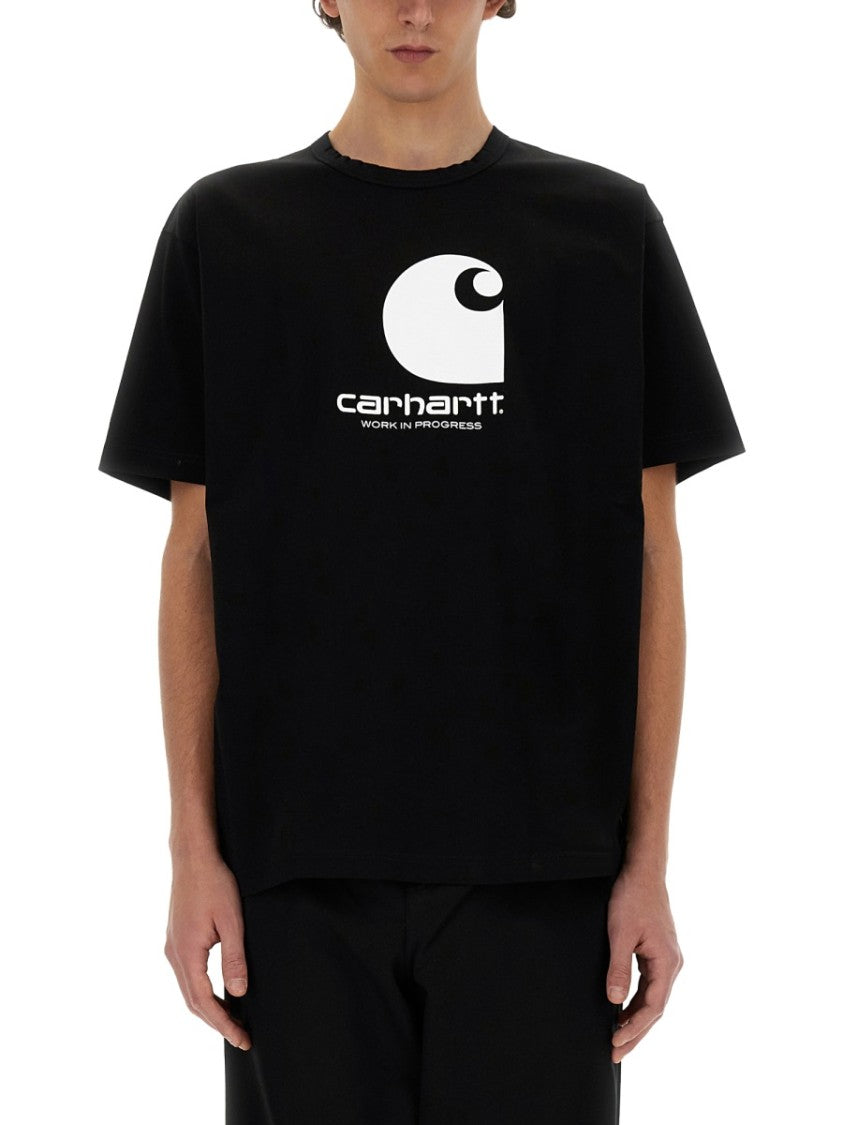 Junya Watanabe Oversized Black Graphic Tee