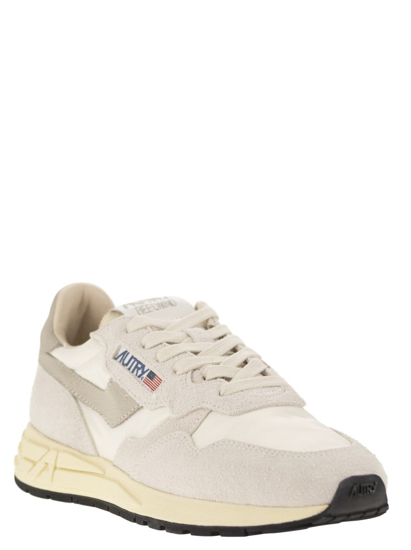 Autry Reelwind - Suede And Technical Textile Trainer