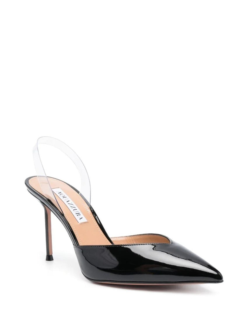 Aquazzura V Plexi Sling 85