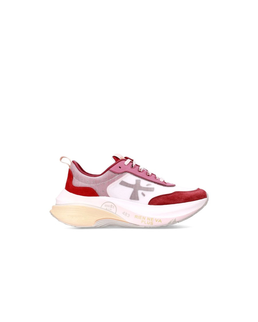 Premiata White Technical Fabric Sneakers
