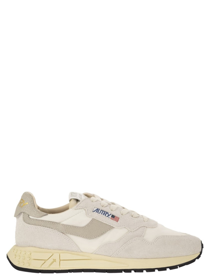 Autry Reelwind - Suede And Technical Textile Trainer