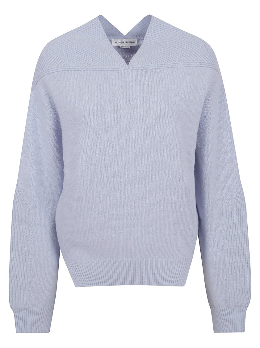 Victoria Beckham V-Neck Yoke Detail Jumper