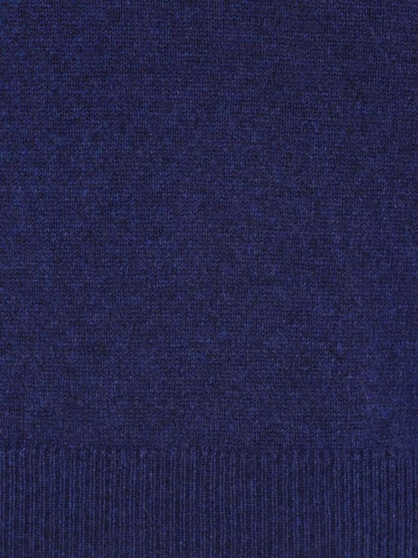 Brunello Cucinelli Crew Neck Cashmere Sweater With Ribbed Edges
