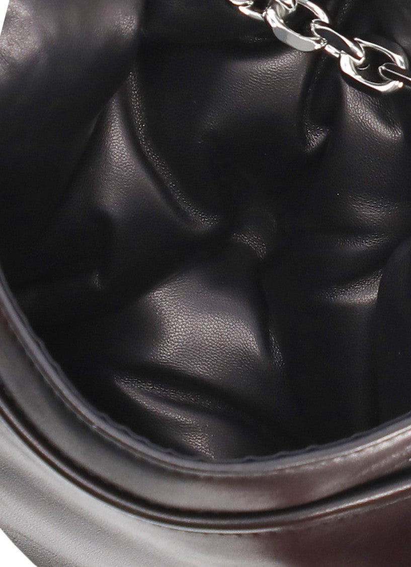 Maison Margiela Quilted Leather Shoulder Bag With Chain Strap