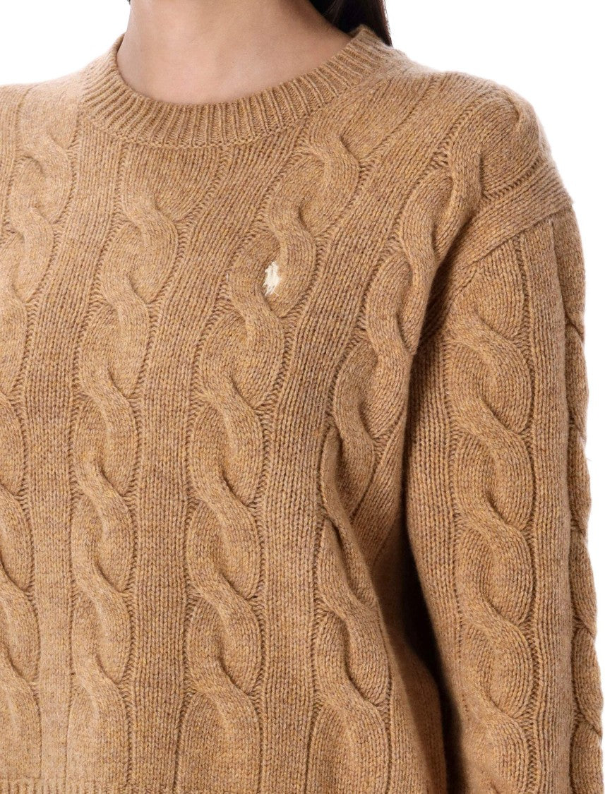 Polo Ralph Lauren Crop Knit Cable Sweater