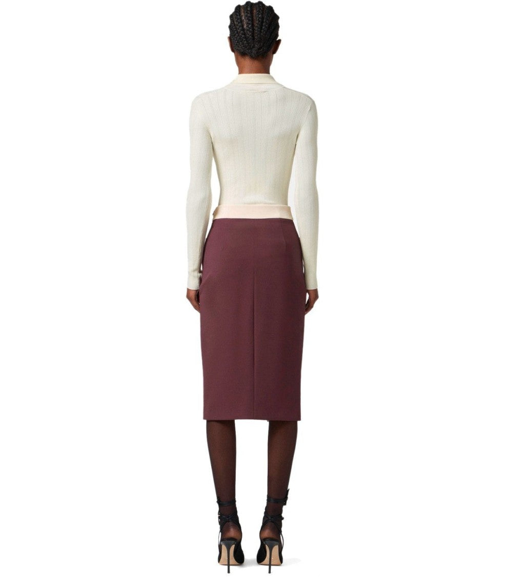 Elisabetta Franchi Milk Polo Pullover