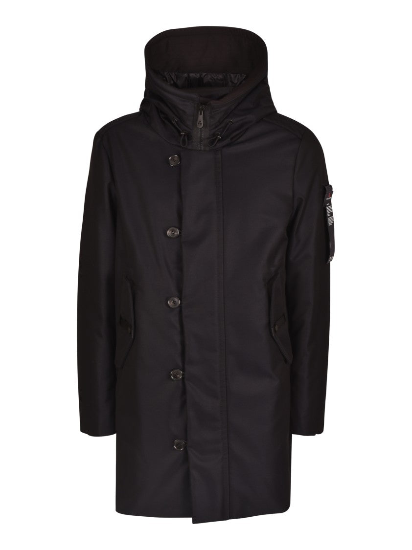 Peuterey Minimalist Black Coat