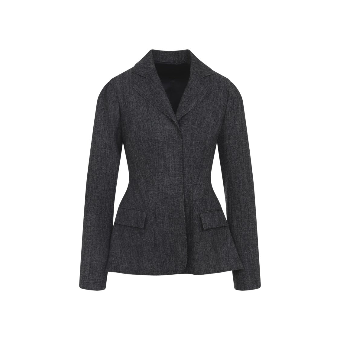 Alberta Ferretti Black Virgin Wool Jacket