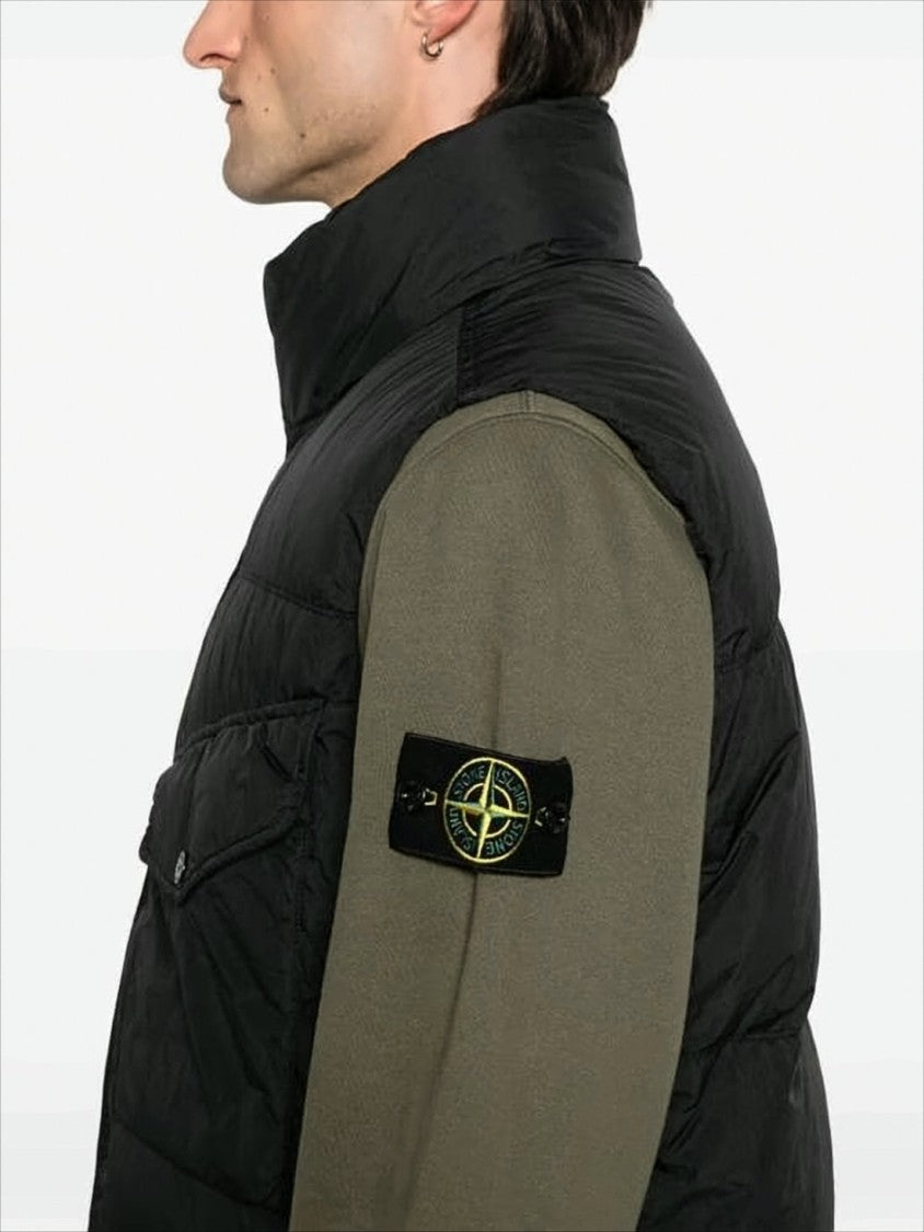 Stone Island Minimalist Olive Green Long-Sleeve Crewneck Sweatshirt