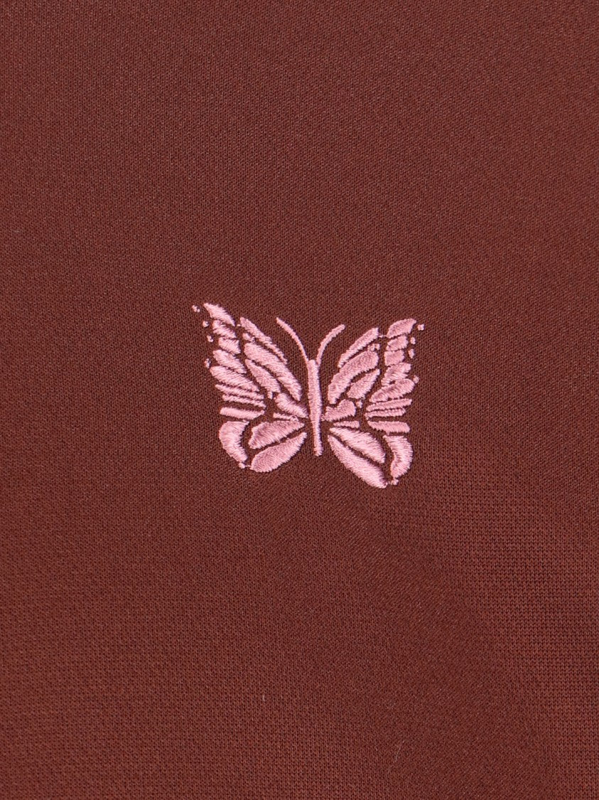 Needles Logo Sports Jacket, In Brown Fabric