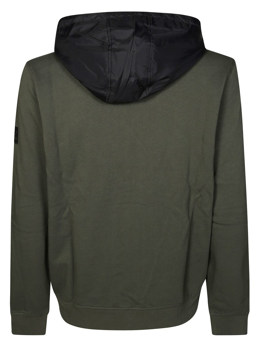 Sun 68 Bomber-Style Jacket With Nylon Hood