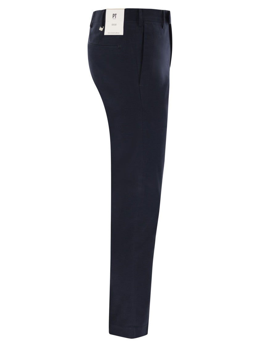 Pt Torino Dieci - Cotton Trousers