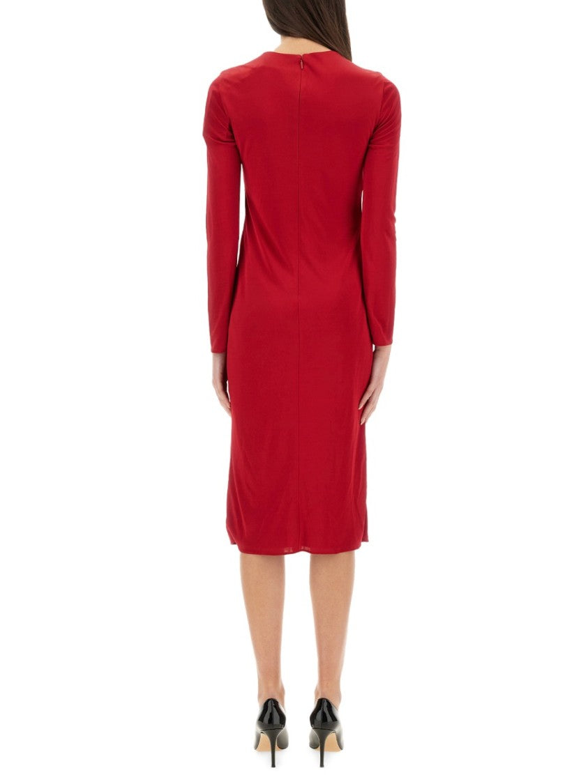 Versace "Safety Pin" Midi Dress